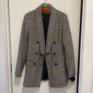 Plaid blazer